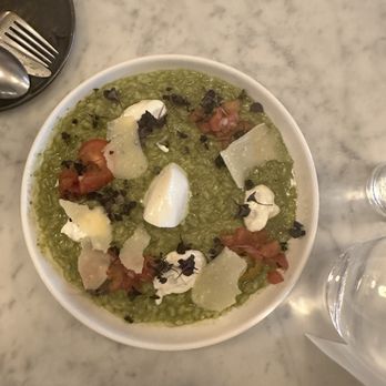 L'Accolade - Pesto risotto - French Near Me - New York, New York L'Accolade - Pesto risotto - French Near Me - New York, New York