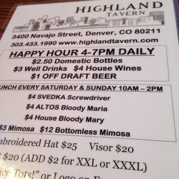 Highland Tavern - Happy Hour done right. - Bars Near Me - Denver, Colorado Highland Tavern - Happy Hour done right. - Bars Near Me - Denver, Colorado