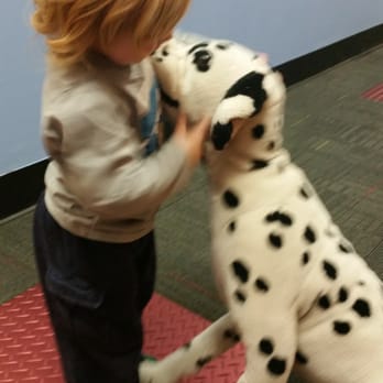 Children's Museum At Holyoke - Fire truck area - big stuffed dalmation was a favorite. - Children's Museums Near Me - Holyoke, Massachusetts