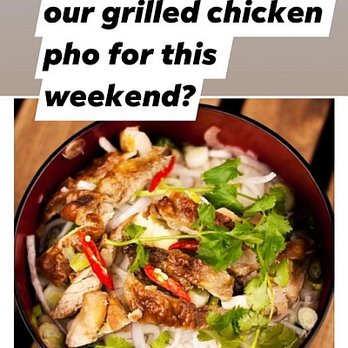 Sealand Pho - a bowl of chicken and noodles - Vietnamese Near Me - Nanaimo, British Columbia