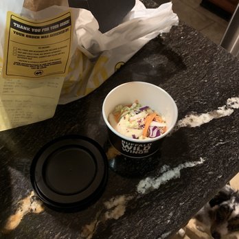 Buffalo Wild Wings - Wow thank you so much for giving me a full $4.50 worth of COLESLAW. Really pathetic and laughable. - Chicken Wings Near Me - Moorestown, New Jersey