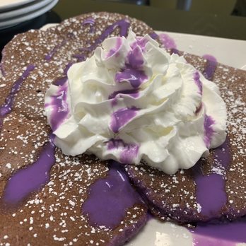 Scramblers Cafe - ONOLECIOUS Ube pancake... - Breakfast & Brunch Near Me - Norco, California