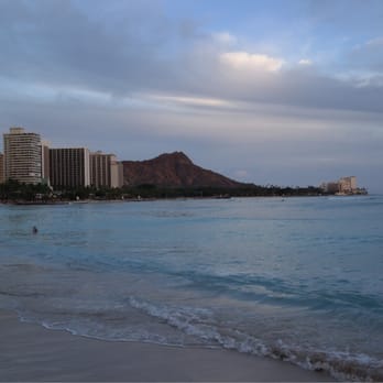 Waikiki Beach - View of diamond head - Beaches Near Me