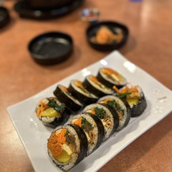 Myung-Ga Kim Bap - Spicy Tuna Kimbap - Korean Near Me - Fairfax, Virginia Myung-Ga Kim Bap - Spicy Tuna Kimbap - Korean Near Me - Fairfax, Virginia