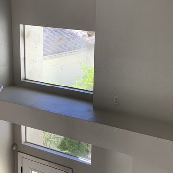 Executive Image Cleaning Services - Paint on window and dripping on entrance door - Home Cleaning Near Me
