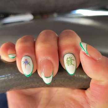 Tea Nails Bar - Mahjong nail design - Nail Salons Near Me - Temple City, California Tea Nails Bar - Mahjong nail design - Nail Salons Near Me - Temple City, California