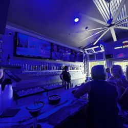 Lucy's - A view of the small bar and serving window to outside