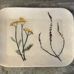 The Studio Fairfield - Yarrow and salvia serving platter