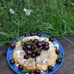 Elk Fork Outfitters - Nutella Crepes for Dessert in Elk Fork Outfitters Wilderness Camp