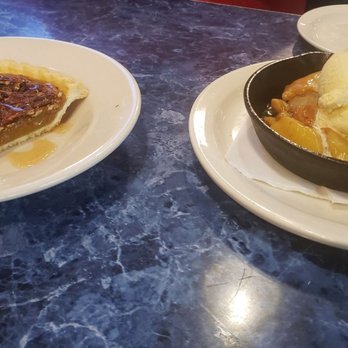 Blues City Cafe - Southern pecan pie with vanilla ice cream and apple dumpling with vanilla ice cream. Both very, very good. - Southern Near Me - Memphis, Tennessee Blues City Cafe - Southern pecan pie with vanilla ice cream and apple dumpling with vanilla ice cream. Both very, very good. - Southern Near Me - Memphis, Tennessee