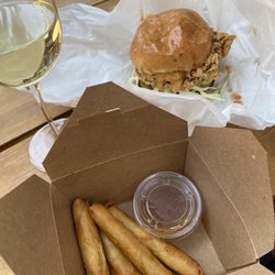 Jam’s Joy Bungalow - Charlie Hustle Chicken Sandwich and Lumpia