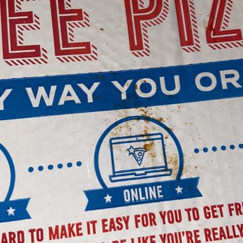 Domino's Pizza - More residue from our wings as well, just gotta love it - Pizza Near Me - Silsbee, Texas