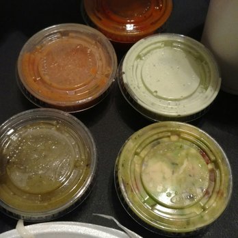 Fuegos Taco Shack and Grill - All their salsa and guacamole. - Food Trucks Near Me - Bakersfield, California Fuegos Taco Shack and Grill - All their salsa and guacamole. - Food Trucks Near Me - Bakersfield, California