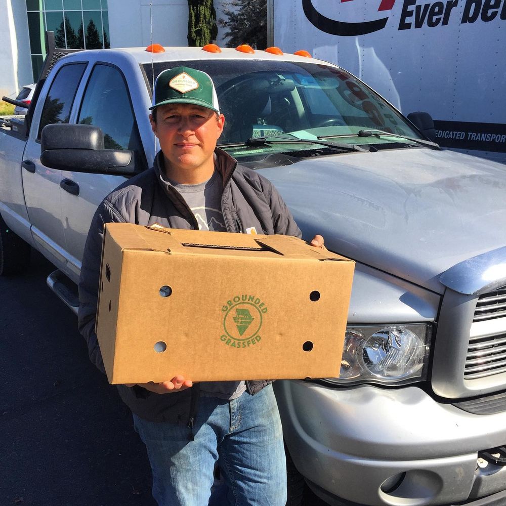 Grounded Grassfed Logo