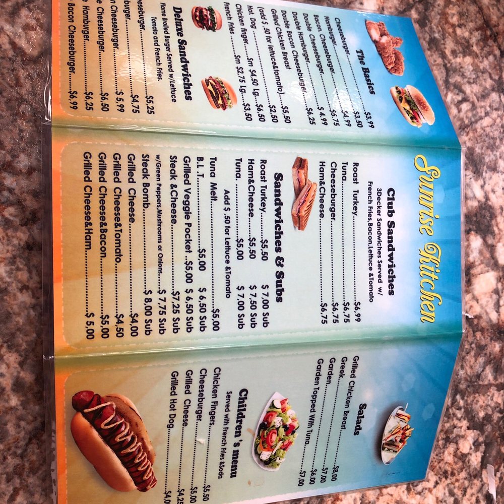 the menu for the restaurant the menu for the restaurant