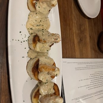 Stoney River - Whiskey Shrimp Toast - Steakhouses Near Me - Annapolis, Maryland Stoney River - Whiskey Shrimp Toast - Steakhouses Near Me - Annapolis, Maryland