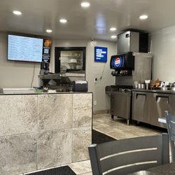 The Burger Spot - Small inside and clean.