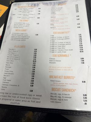 Menu photo 2 Harley's Cafe Choctaw, OK