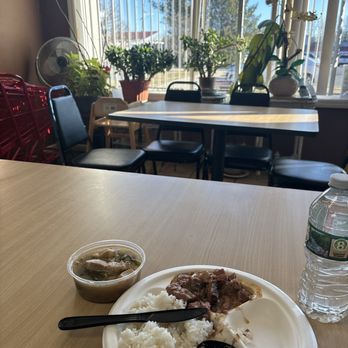 Little Kusina - a plate of food and a bottle of water - Filipino Near Me - Toms River, New Jersey Little Kusina - a plate of food and a bottle of water - Filipino Near Me - Toms River, New Jersey
