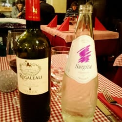 Locanda Busento - Regalei Rosso 0.75l 24.90€ & Surgiva Wasser 0.75l 4.80€