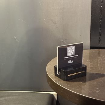 Waterworks Food Hall - Each table has a QR code to order food & drinks - Venues & Event Spaces Near Me - Toronto, Ontario Waterworks Food Hall - Each table has a QR code to order food & drinks - Venues & Event Spaces Near Me - Toronto, Ontario