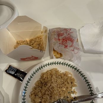 Hong Kong Express - Fried rice and crab Rangoon - Chinese Near Me - North Richland Hills, Texas