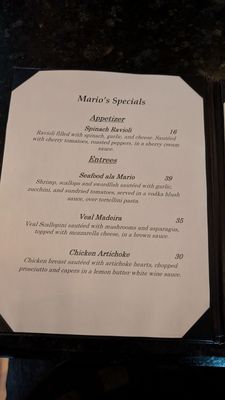 Menu photo 7 Mario's Tuscany Grill Winsted, CT Menu photo 7 Mario's Tuscany Grill Winsted, CT
