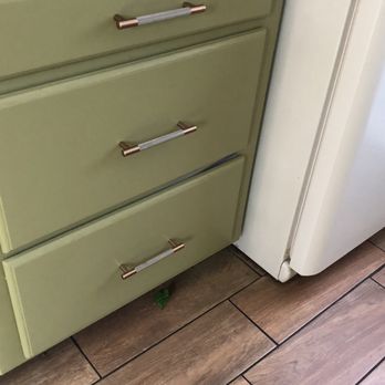 Fairview Paint - Kitchen cupboards sanded and painted. - Painters Near Me