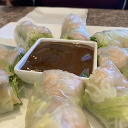 Spring rolls.
