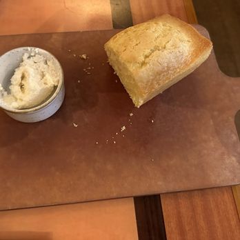 Boatwright's Dining Hall - Complementary cornbread & butter was delicious - Cajun/Creole Near Me - Lake Buena Vista, Florida