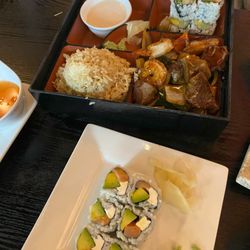 Asian Harbor - Bento box and philly roll
