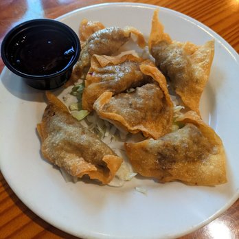 Back Home In Lahaina - Wontons w/ Portuguese Sausage - Hawaiian Near Me - Carson, California