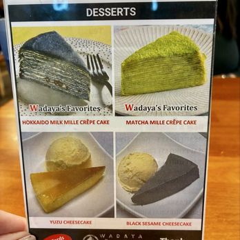 Wadaya - Desserts looked so good! - Ramen Near Me - Fremont, California Wadaya - Desserts looked so good! - Ramen Near Me - Fremont, California