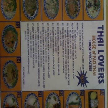 Thai Lovers - Menu - Thai Near Me - San Jose, California Thai Lovers - Menu - Thai Near Me - San Jose, California