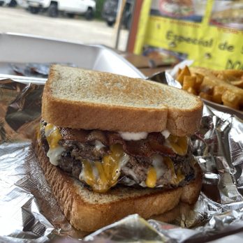 Jimmy's Big Burger - Patty Melt w/ Bacon - Food Trucks Near Me - Austin, Texas Jimmy's Big Burger - Patty Melt w/ Bacon - Food Trucks Near Me - Austin, Texas