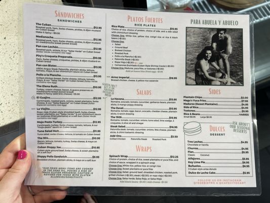 Menu photo 1 1928 Cuban Bistro - St. Johns  Saint Johns, FL
