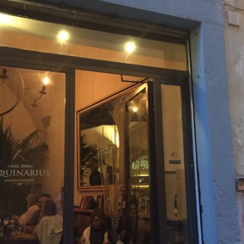 Coquinarius - Front entrance. Name on door and menu on stand in front. - Wine Bars Near Me - Florence, FI