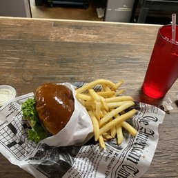 Mushroom Swiss Burger