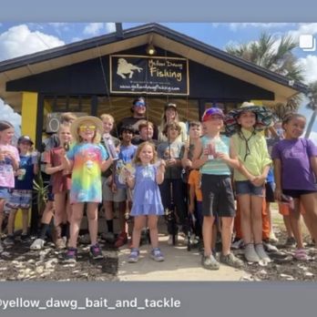 Yellow Dawg Bait & Tackle - Had a successful free kids fishing tournament at our grand opening! - Hunting & Fishing Supplies Near Me - Ormond Beach, Florida Yellow Dawg Bait & Tackle - Had a successful free kids fishing tournament at our grand opening! - Hunting & Fishing Supplies Near Me - Ormond Beach, Florida