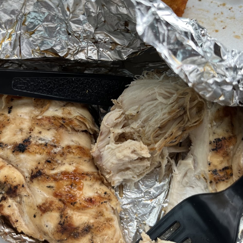 Terrible! The chicken was tough, and hard to chew. Terrible! The chicken was tough, and hard to chew.