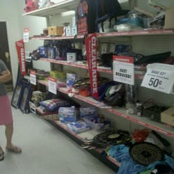Big Lots - Clearance section at the back of the store.