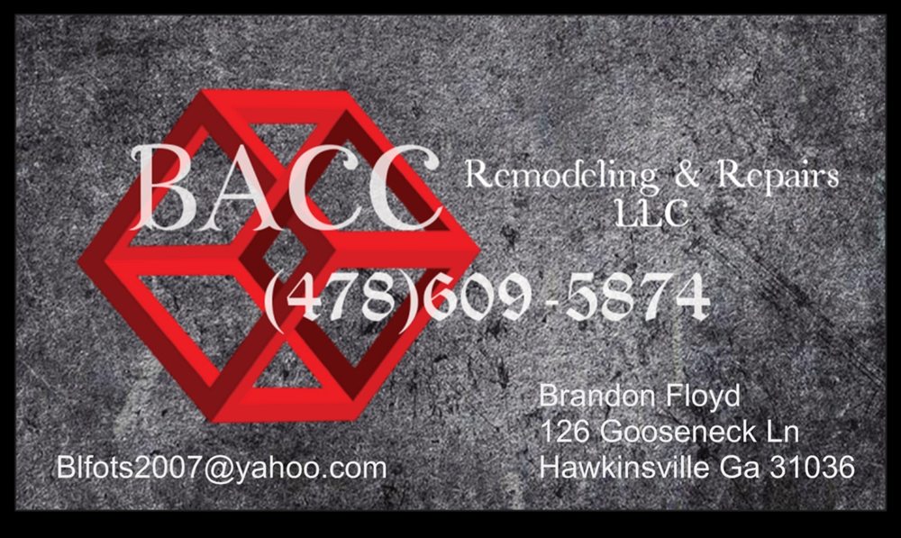 Slide of BACC Remodeling and Repairs