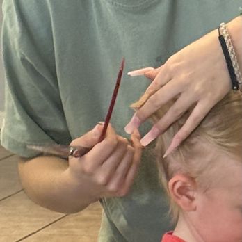 Shear Perfection - Super long nails- could barely use the comb or scissors. - Hair Salons Near Me - Modesto, California