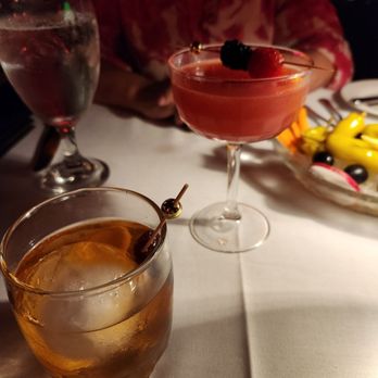 The Magic Lamp Inn - Old Fashioned and Very Berry Lemon Martini - Steakhouses Near Me - Rancho Cucamonga, California