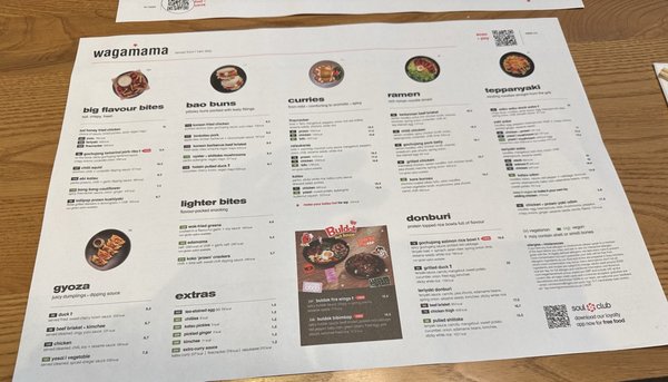 Menu photo 1 Wagamama Hounslow, XGL Menu photo 1 Wagamama Hounslow, XGL