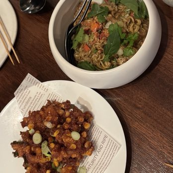 Wayan - Corn fritters and lobster noodle - Indonesian Near Me - New York, New York Wayan - Corn fritters and lobster noodle - Indonesian Near Me - New York, New York