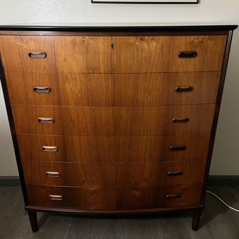 Mid Century Mobler - Danish Highboy Dresser in rosewood. - Furniture Stores Near Me - Berkeley, California