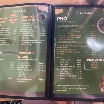 Pho Kieu - Menu - Noodles Near Me - Spring Valley, Nevada