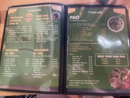 Menu photo 2 Pho Kieu Spring Valley, NV