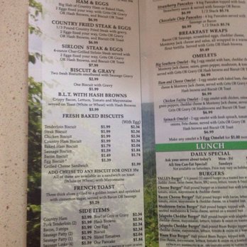 Valley Cafe & Catering - Menu - American Near Me - Dillard, Georgia Valley Cafe & Catering - Menu - American Near Me - Dillard, Georgia